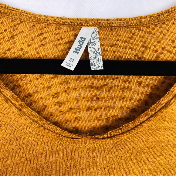 MUDD V-Neck Tee Warm Ginger Juniors Size M NWT - Picture 4 of 8